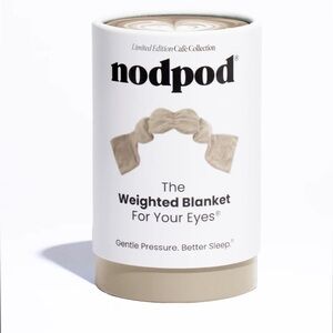 Nodpod Beige Weighted Eye Blanket